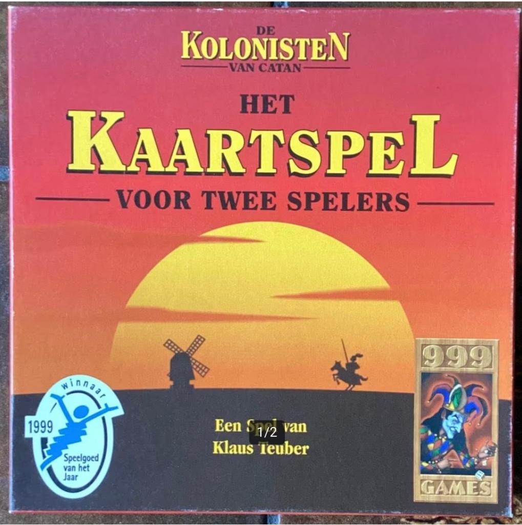 Kolonisten van Catan – Kaartspel voor 2 spelers 999 Games, Ophalen of Verzenden, Zo goed als nieuw