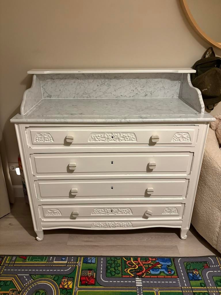 Kast met marmere blad, Huis en Inrichting, Ophalen, Zo goed als nieuw