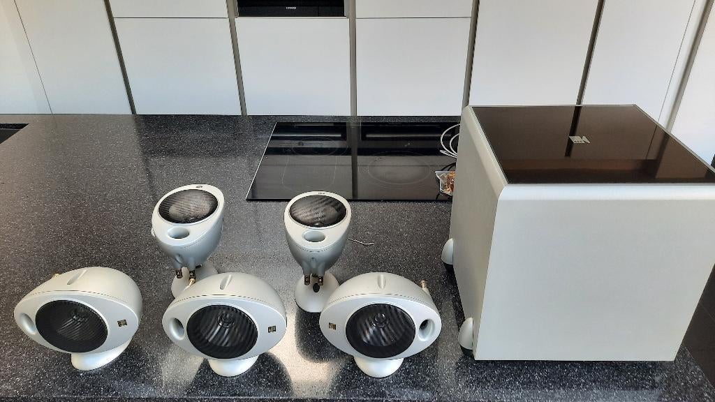 KEF Surroundset 5.1, Gebruikt, Complete surroundset, 120 watt of meer, Ophalen