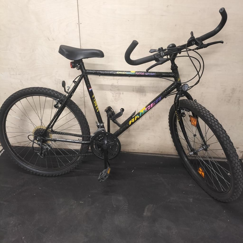 Coole MTB fiets met jaren 90 stickers. 26 inch en frameh 53, Minder dan 10 versnellingen, 26 inch, Ranger, Nvt