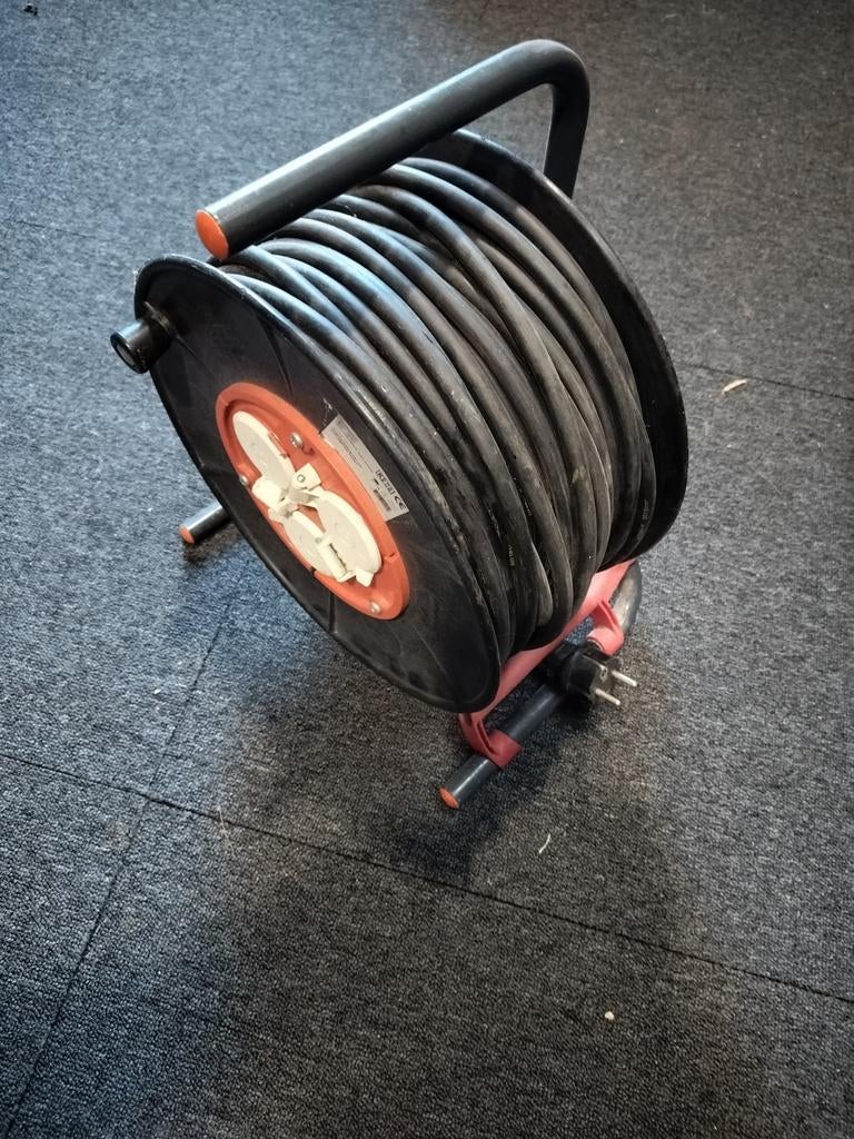 Kabelhaspel 50m H07RN-F 3G1.5mm2, Ophalen