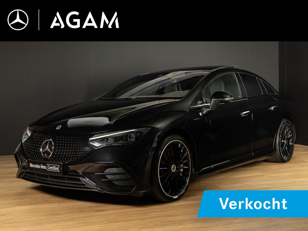 Mercedes-Benz EQE Limousine 500 4Matic AMG Line 91 kWh, Automaat, Gebruikt, Zwart, Leder