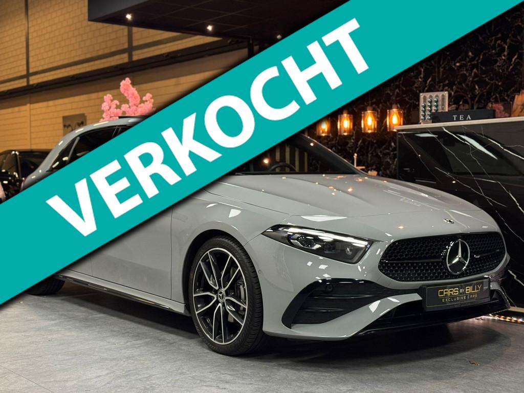 Mercedes-Benz A-klasse 200 Business Solution AMG|PANO|STOELV, Gebruikt, 163 pk, Bedrijf, 1600 kg