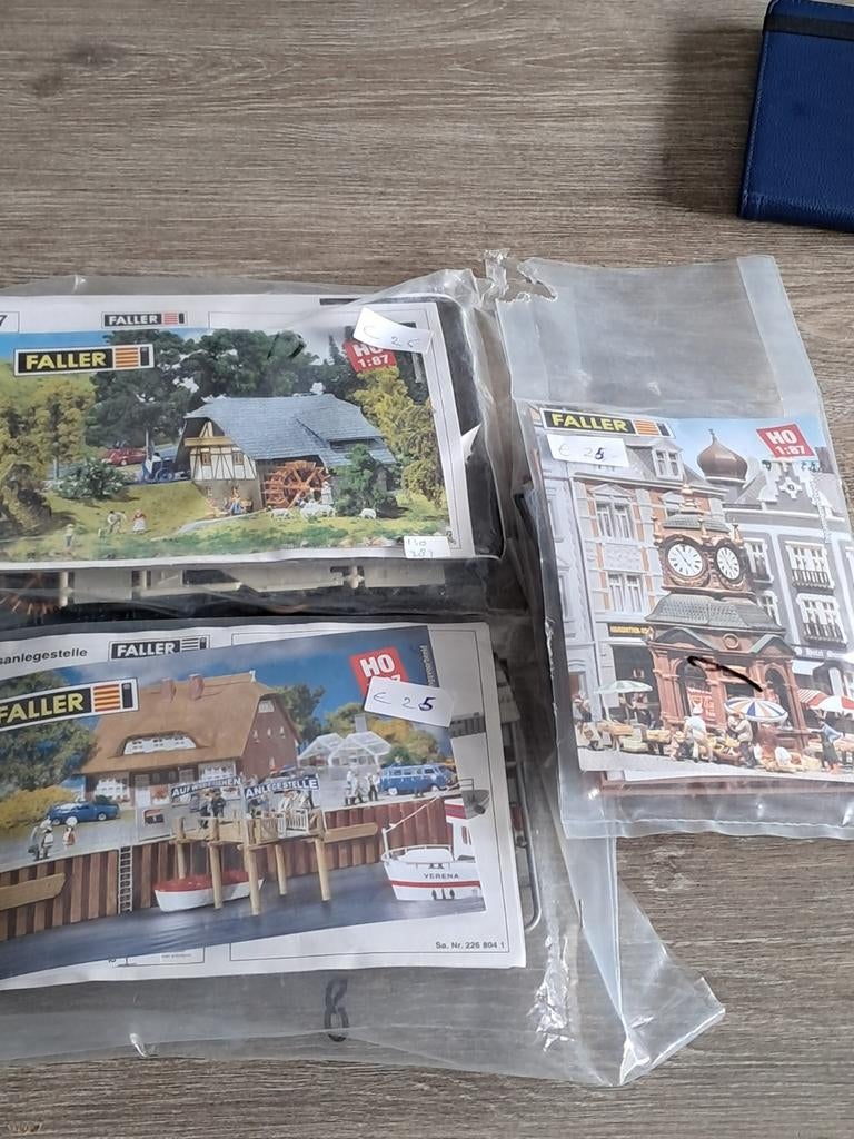 FALLER SCENERY BOUWPAKKETTEN, Overige merken, Gelijkstroom of Wisselstroom, Brug, Tunnel of Gebouw, Nieuw