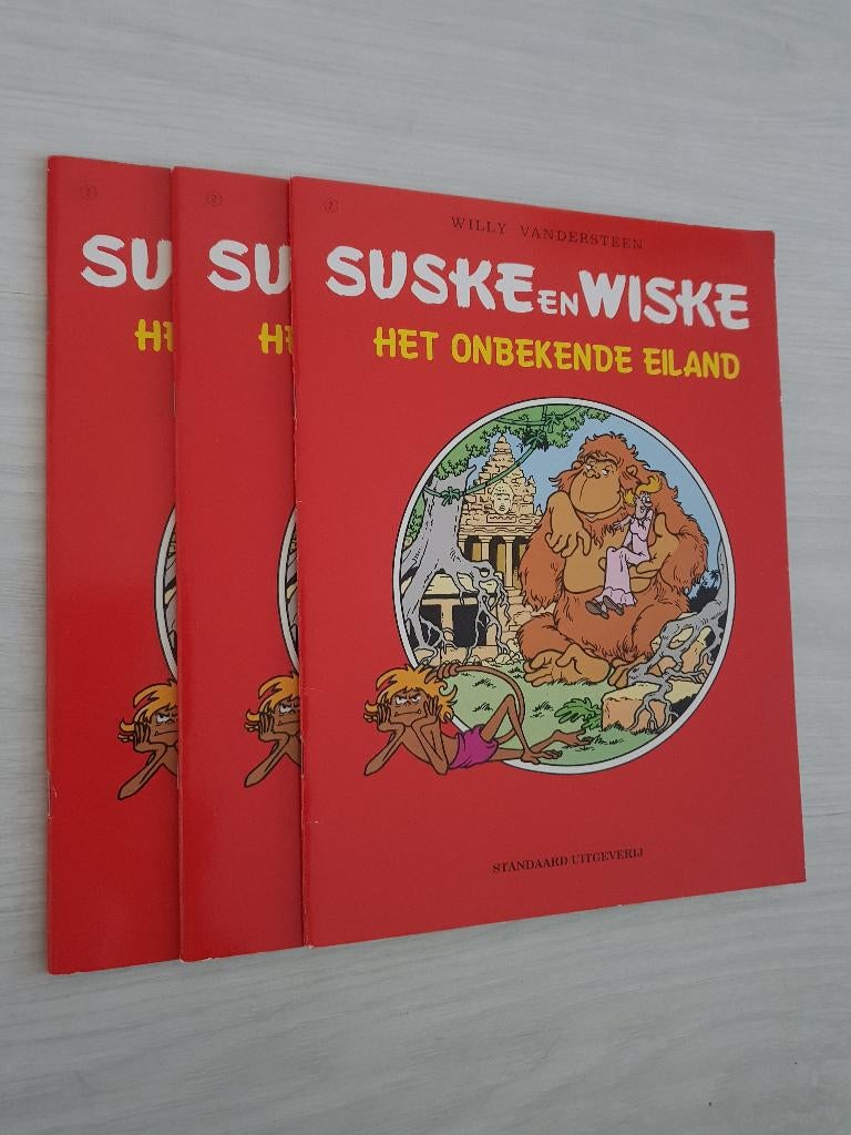 Suske en Wiske - reclame uitgaven AH 3 x, Meerdere stripboeken, Ophalen of Verzenden, Gelezen, Willy Vandersteen