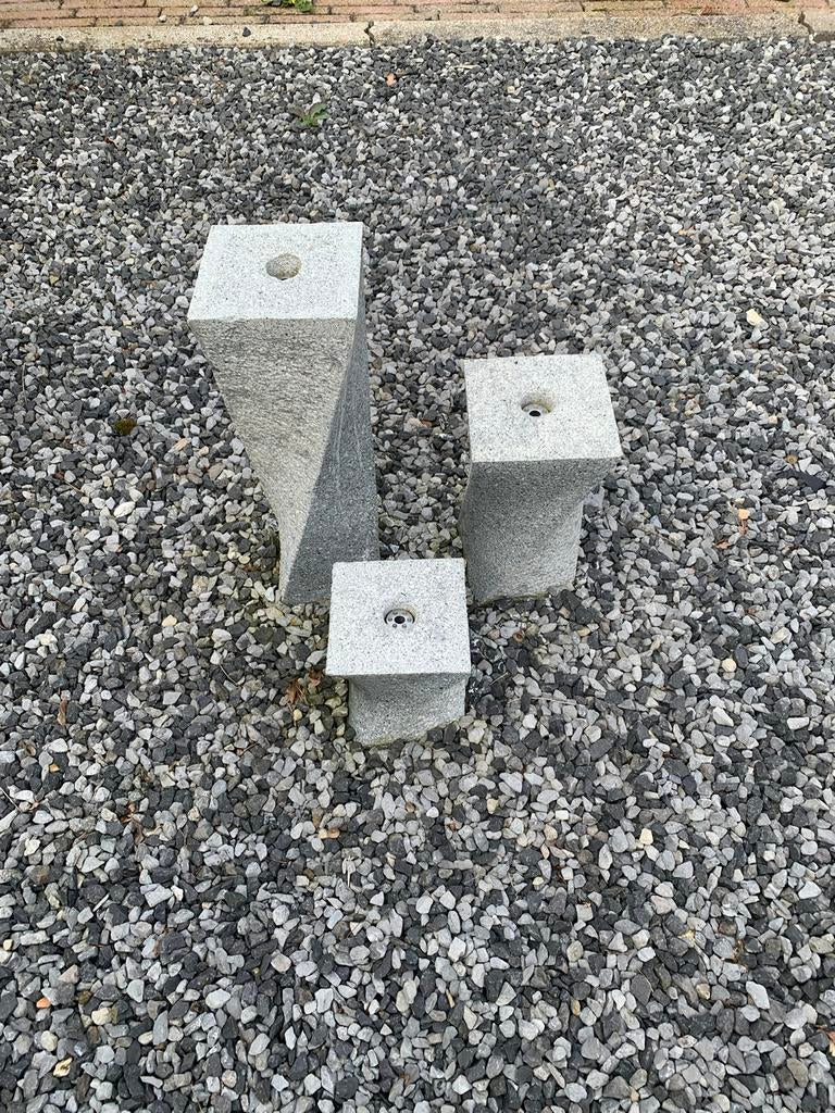 Leuke waterfontein voor in de tuin, Tuin en Terras, Ophalen of Verzenden, Gebruikt, Graniet, Fontein