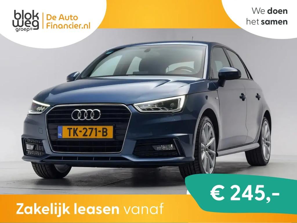 Audi A1 SPORTBACK 1.0 TFSI S-line [ LED/Xenon N € 14.445,0, Voorwielaandrijving, 95 pk, Blauw, 23 km/l