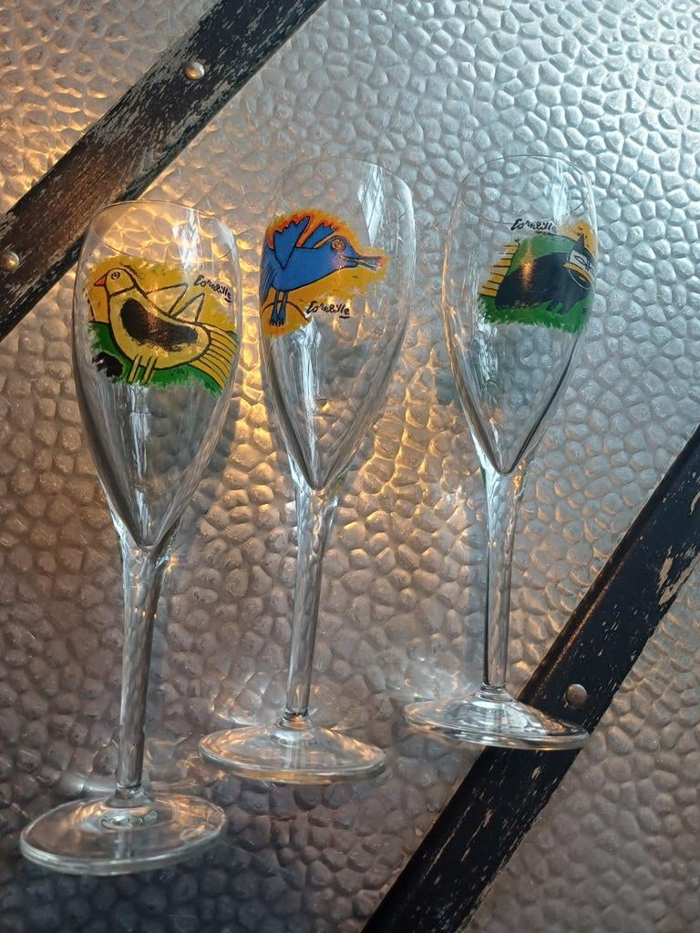 Corneille champagne glazen, Ophalen of Verzenden