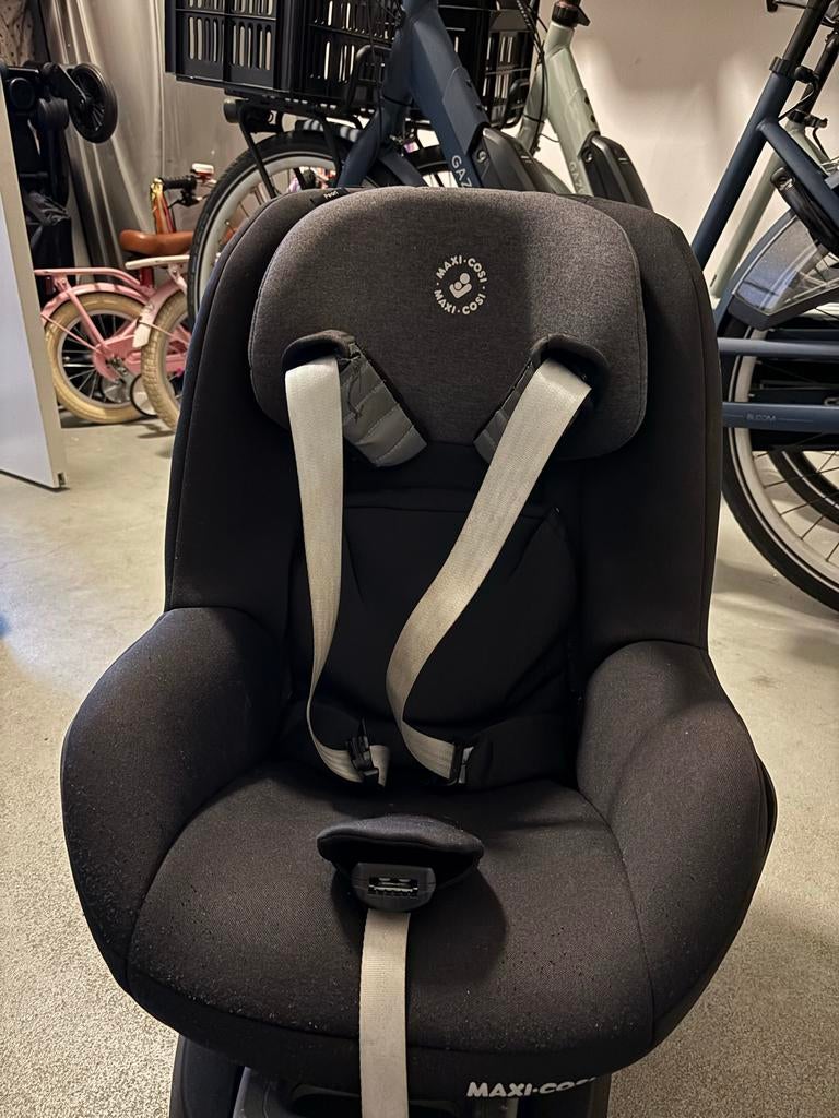 Maxi-Cosi autostoel met FamilyFix base, Ophalen, Autogordel of Isofix, Gebruikt, Zijbescherming