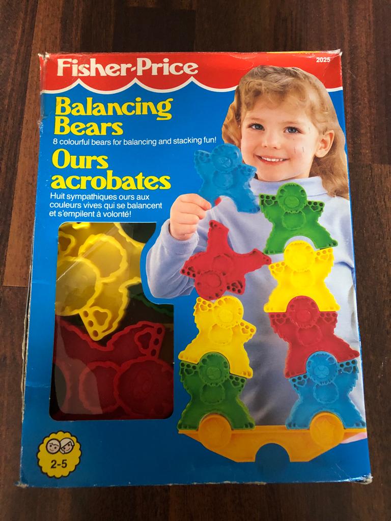 Fisher price balans beren, Ophalen of Verzenden, Gebruikt, Speelset