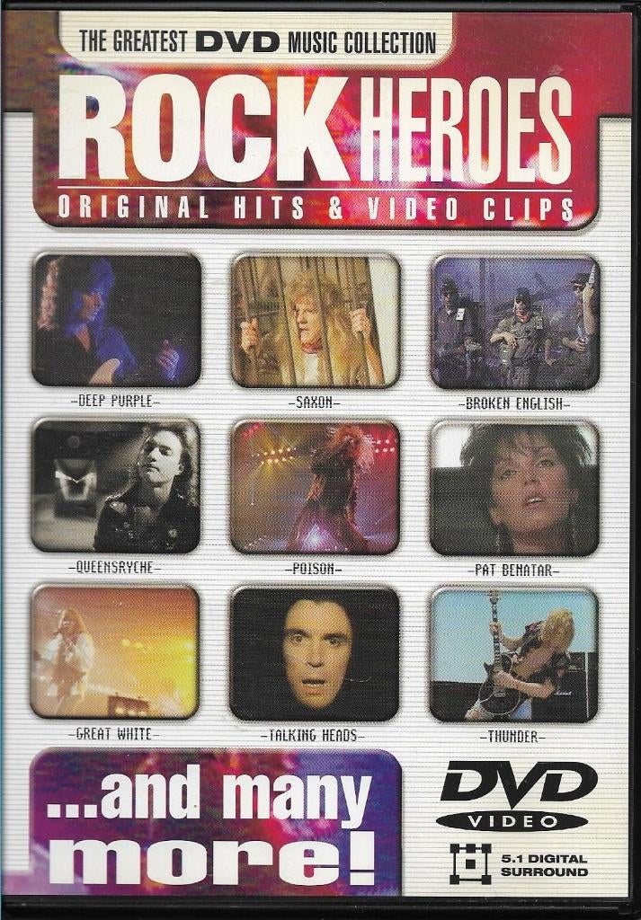 Rock Heroes - Original hits and video clips, Alle leeftijden, Ophalen of Verzenden, Gebruikt, Muziek en Concerten