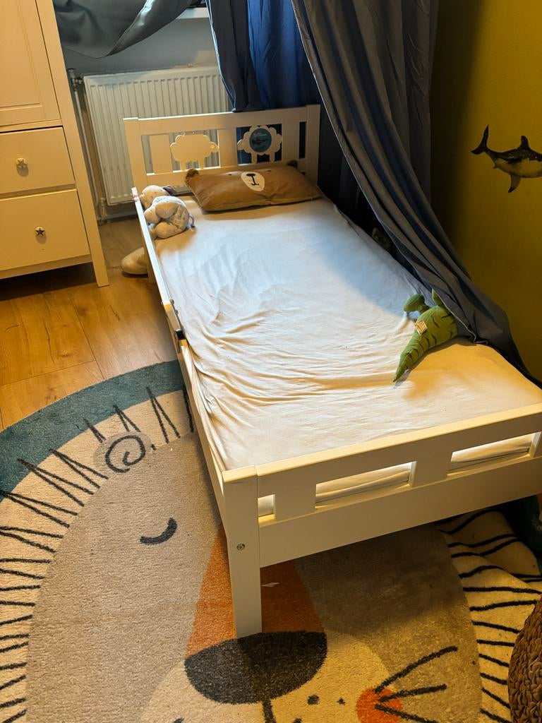 IKEA peuterbed, Gebruikt, 70 tot 85 cm, Matras, 140 tot 160 cm