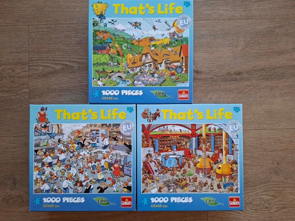 🎁That's Life Puzzels - 1000🧩🧩, Ophalen of Verzenden, 500 t/m 1500 stukjes, Zo goed als nieuw