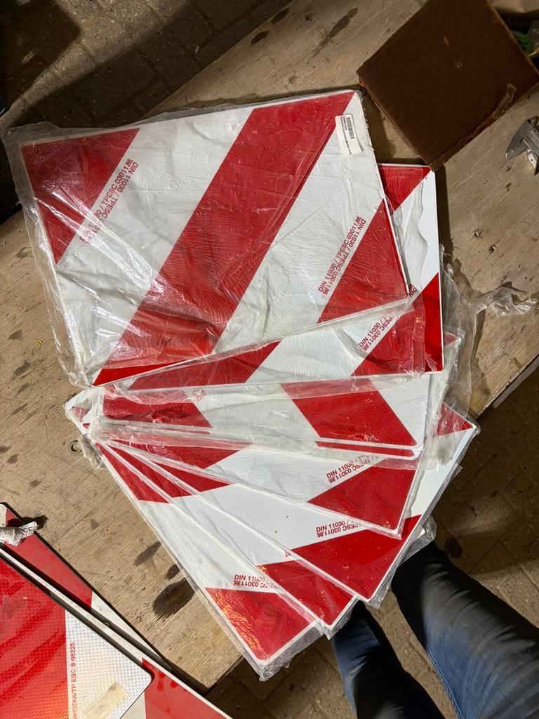 Set breedteborden - waarschuwingsbord (WB50369) 7 sets, Ophalen of Verzenden, Nieuw