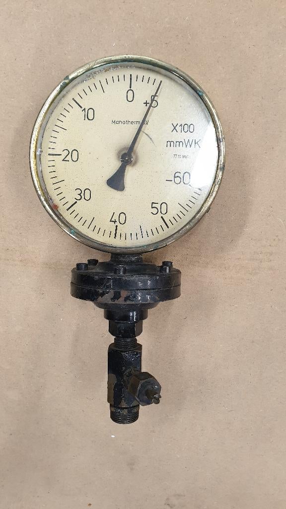 Antieke originele manometer, Ophalen of Verzenden