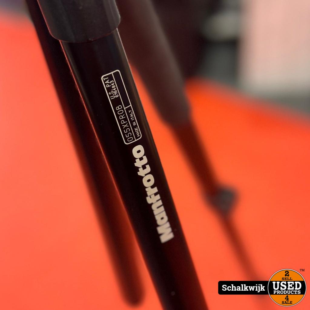 Manfrotto 055xprob Statief met met 322rc2 joystick head, Manfrotto, Zo goed als nieuw, https://www.manfrotto.com/global/contact-us/