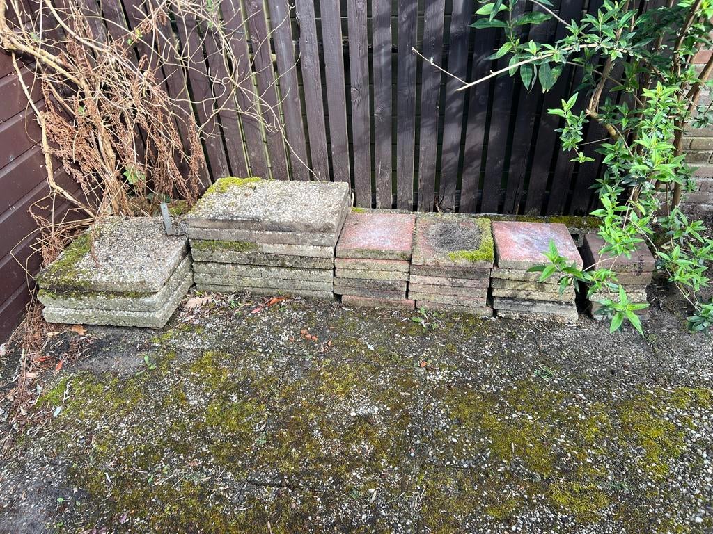 Gebruikte terrastegels, Ophalen, Gebruikt, Minder dan 5 m², Beton