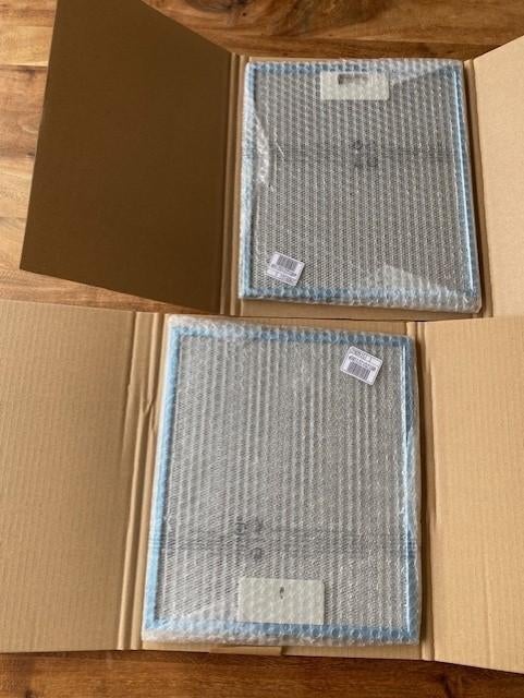 Nieuw | Philips afzuigkap filter dampkap filter 305x268 | 2x, Ophalen of Verzenden, Nieuw, 200 tot 400 m³ per uur