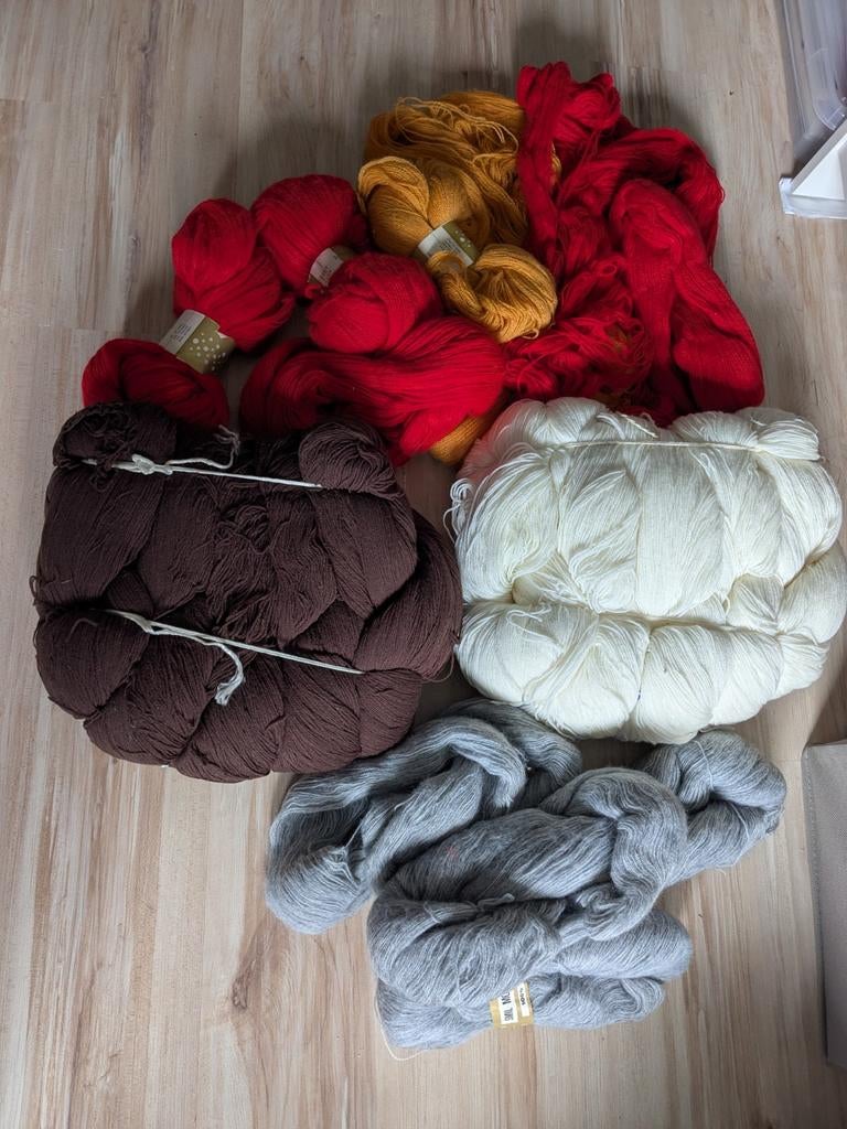 Brei wol, Ophalen, Breien of Haken, Wol of Garen