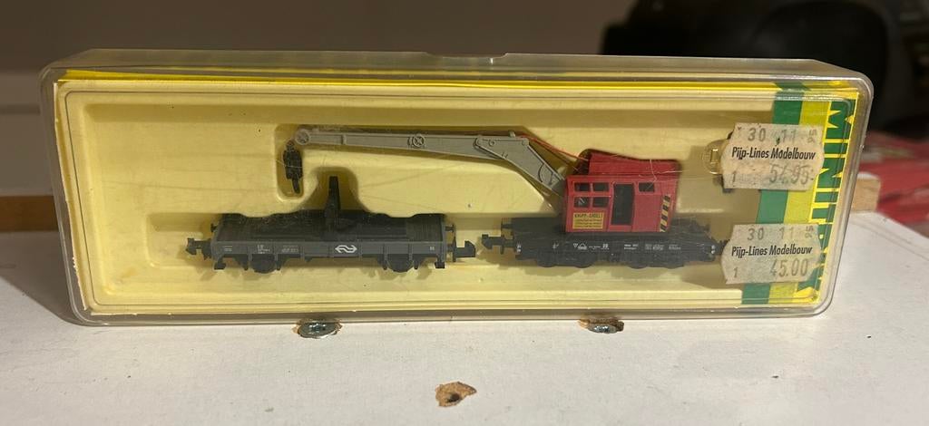 Minitrix spoorkraan, Gebruikt, Gelijkstroom, Trix, Wagon