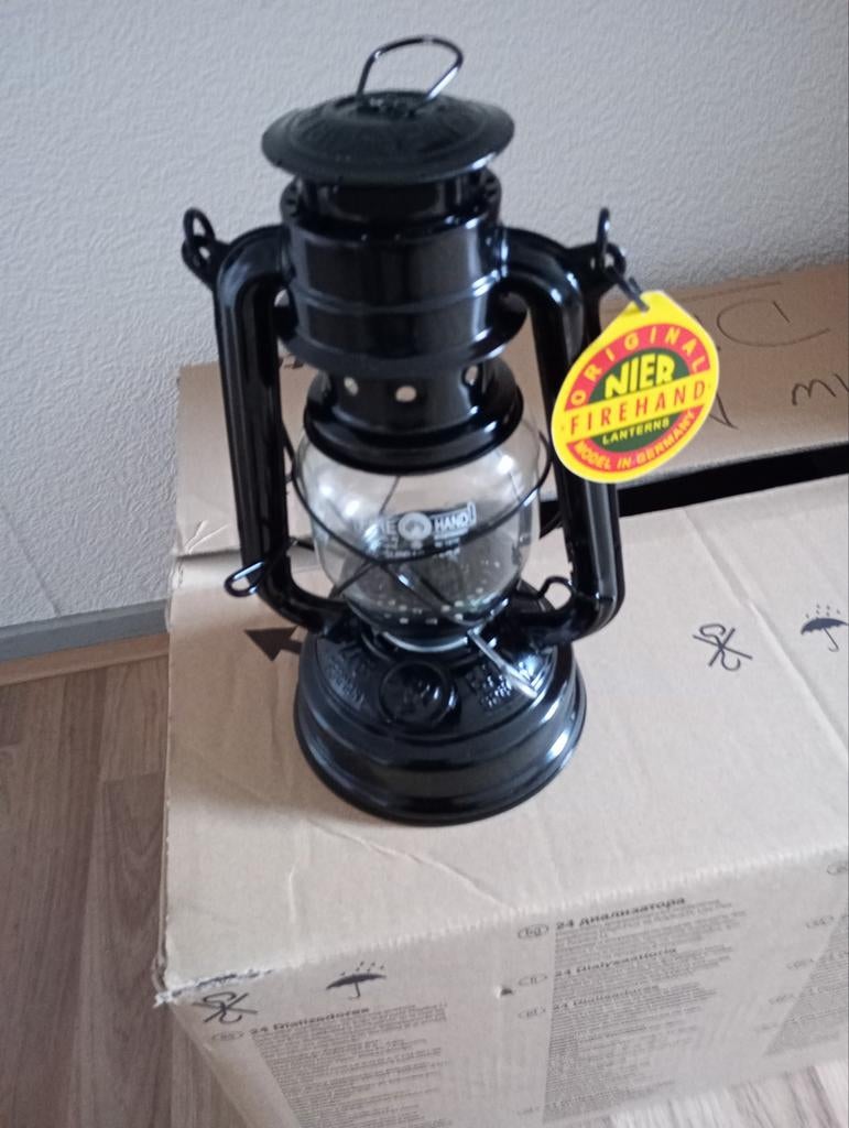 Stormlamp/olielamp /lantaarn, Antiek en Kunst, Antiek | Lampen, Ophalen of Verzenden