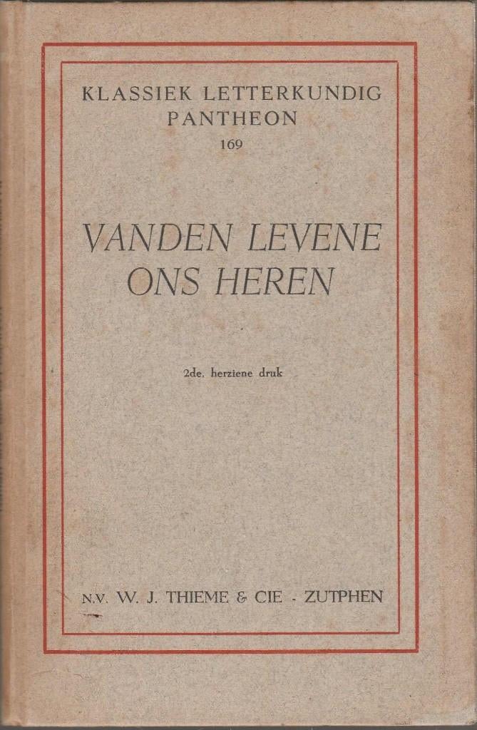 Vanden levene ons Heren.(1955)"", Ophalen of Verzenden, Zo goed als nieuw