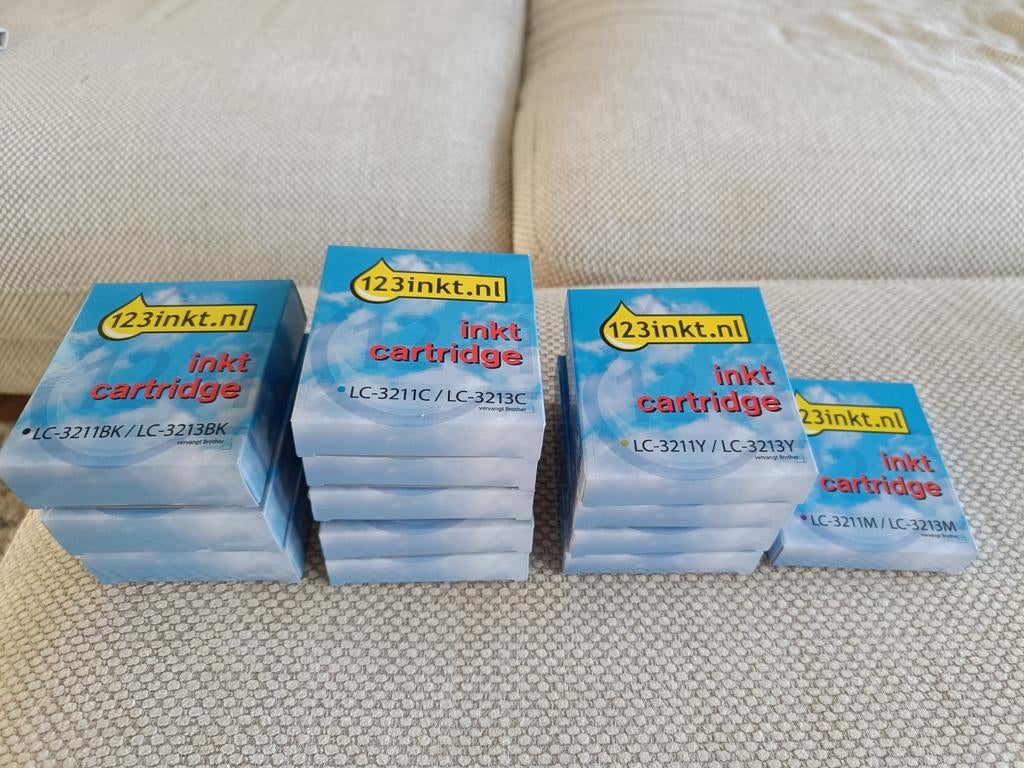 Inktcartridges Brother printer NIEUW 60% KORTING, Ophalen of Verzenden, Nieuw, Cartridge, 123inkt.nl