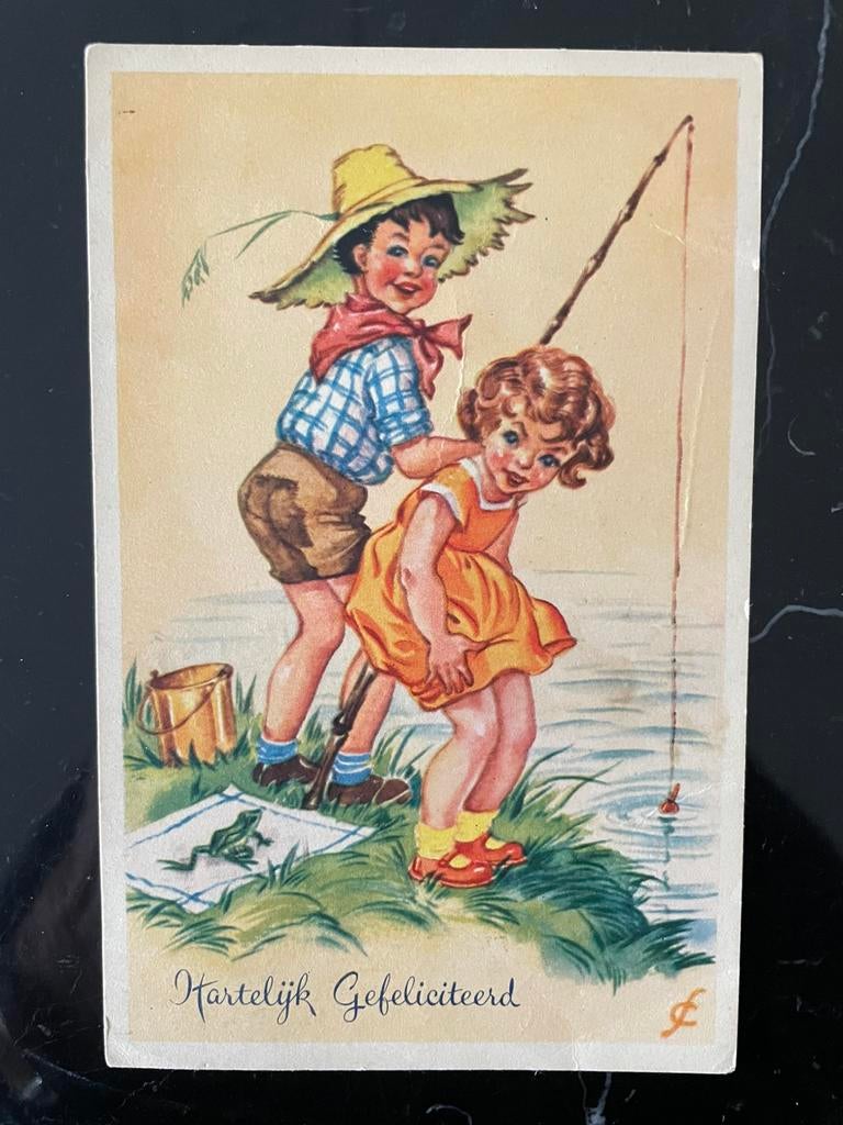 FRÉ COHEN - vissen, Verzamelen, Ophalen of Verzenden, Gelopen