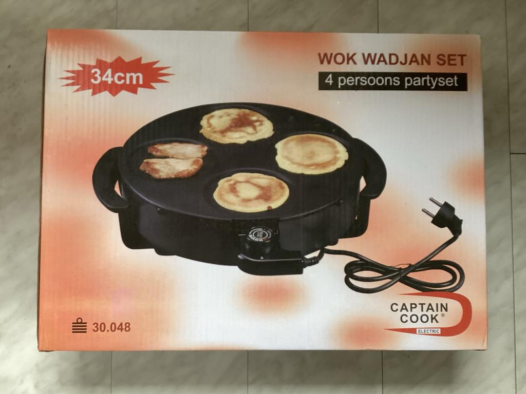 Wok Wadjan Set - 4 persoons party set - Captain Cook, Witgoed en Apparatuur, Ophalen, Nieuw, 4 t/m 7 personen