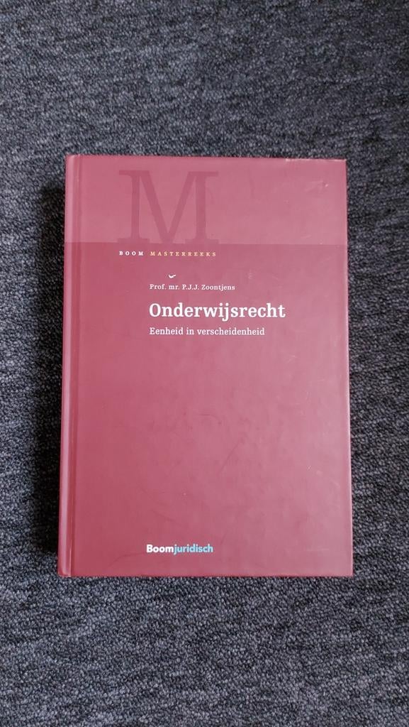Onderwijsrecht., Ophalen of Verzenden, Gamma, Prof. mr. P.J.J. Zoontjens, WO