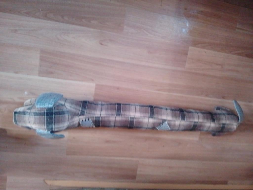 Tochtstopper hond 90 cm, Huis en Inrichting, Woonaccessoires | Overige, Ophalen, Gebruikt, Textiel