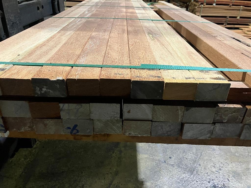 Hardhout/Sucupira Amarela–onderregels-liggers-staanders, Ophalen, Nieuw, Hardhout, 250 cm of meer