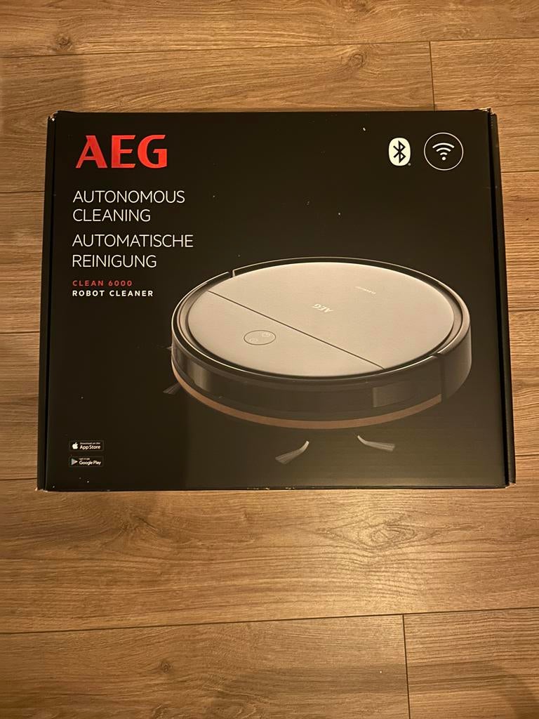 AEG Robotstofzuiger, Witgoed en Apparatuur, Stofzuigers, Nieuw, Robotstofzuiger, Reservoir, Ophalen of Verzenden