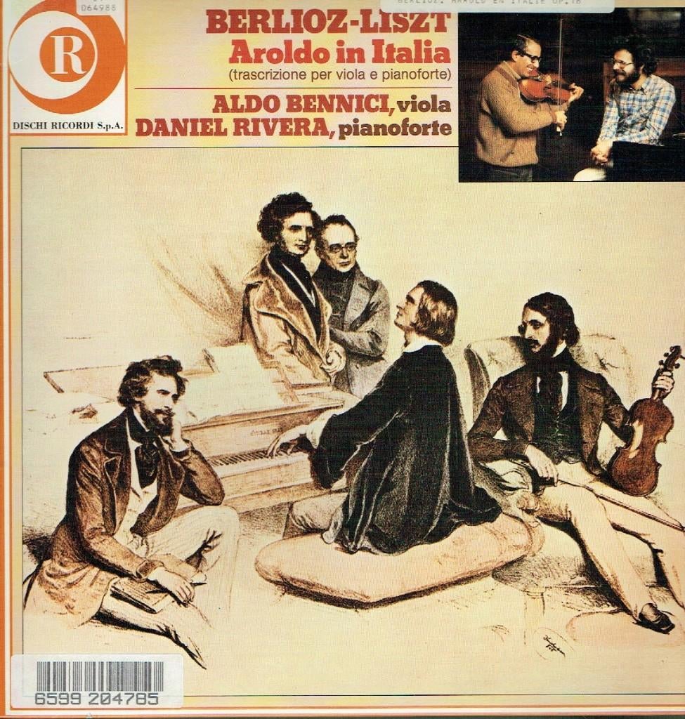 Berlioz Liszt Aldo Bennici Daniel Rivera– Aroldo In Italia, Kamermuziek, Verzenden, Zo goed als nieuw, 12 inch