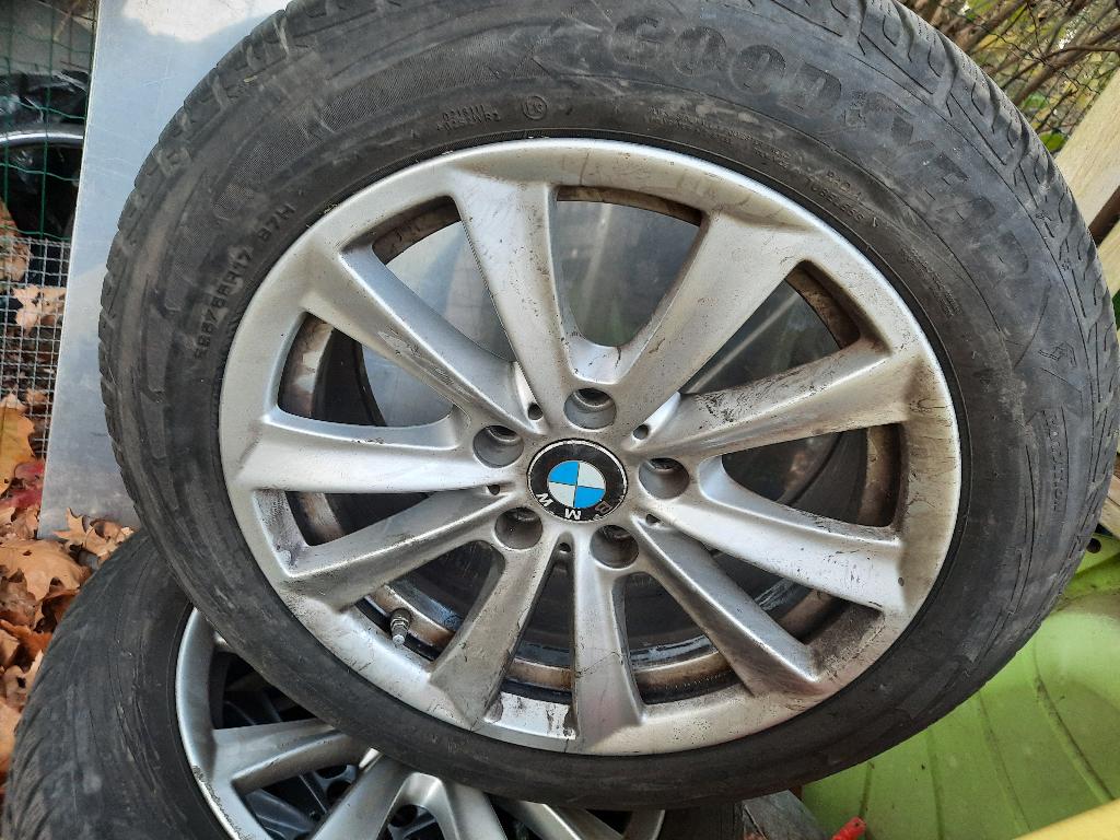 Winterwielen BMW 518d F11, Ophalen, Gebruikt, Banden en Velgen, 17 inch