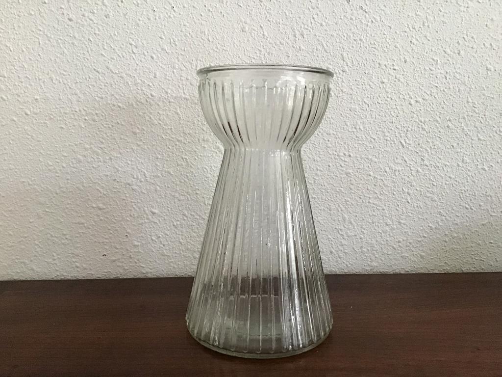 Hyacint vaasje, bollenglas, Ophalen of Verzenden, Overige kleuren, Glas, Minder dan 50 cm