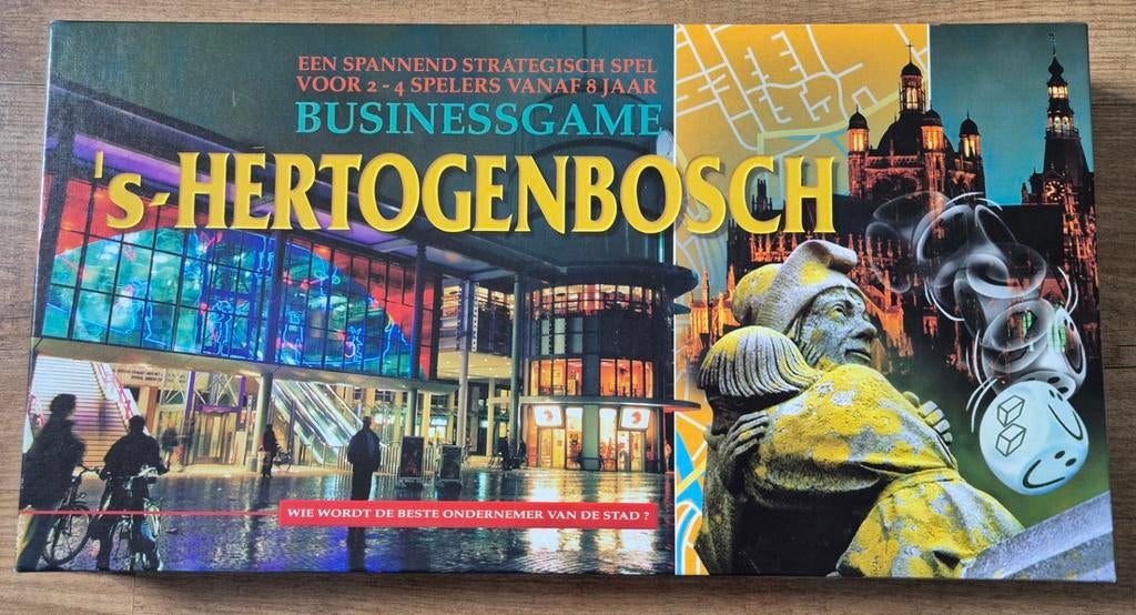 Businessgame 's-Hertogenbosch - Zo goed als nieuw, Hobby en Vrije tijd, Gezelschapsspellen | Bordspellen, Zo goed als nieuw, Drie of vier spelers