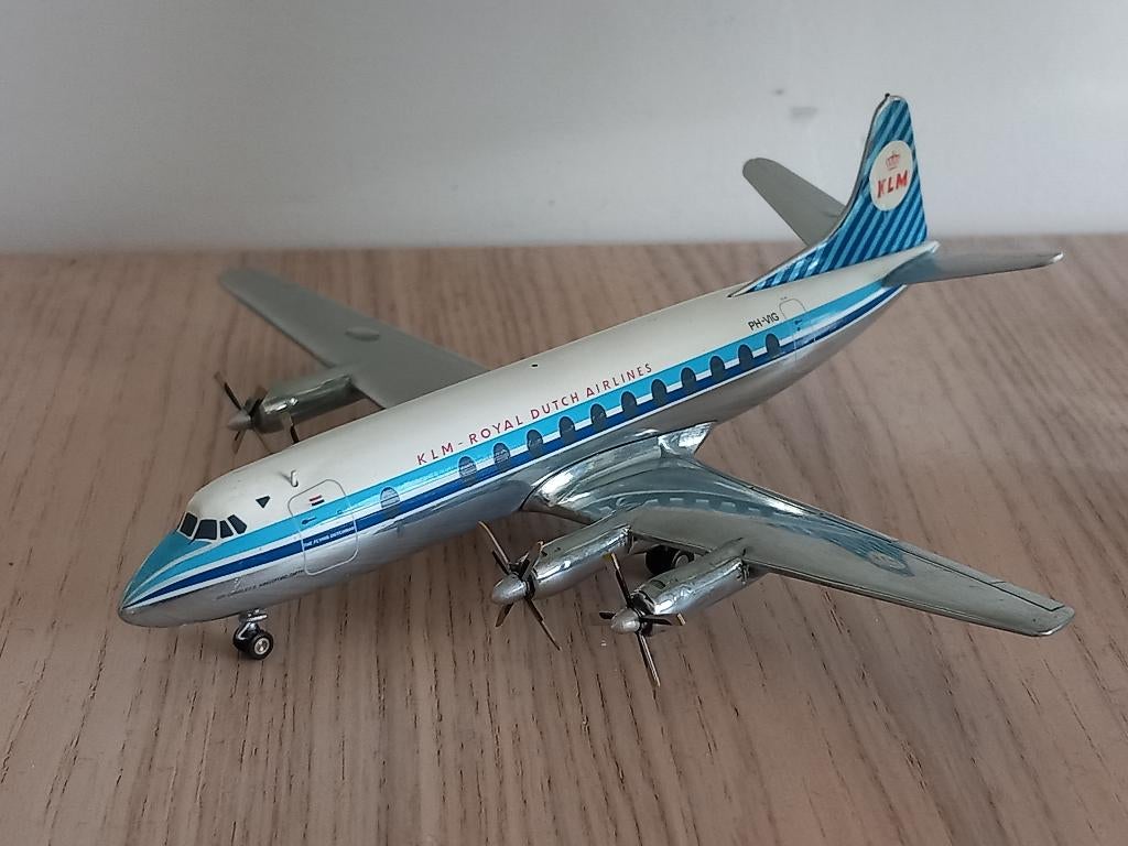 Herpa Wings KLM Vickers Viscount 800 PH-VIG 1:200, Ophalen of Verzenden, Zo goed als nieuw, Schaalmodel