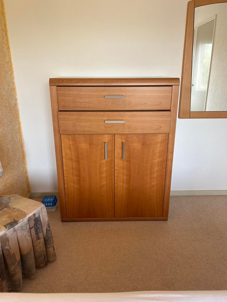 Houten kast met lades en deurtjes, Ophalen of Verzenden, Gebruikt