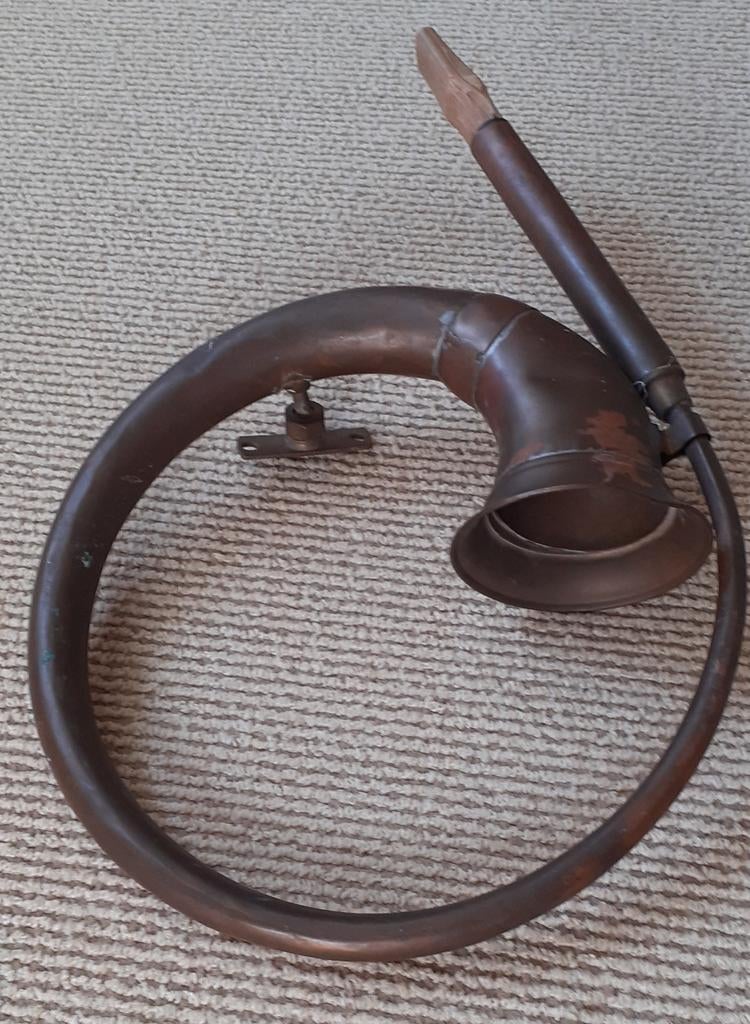 Antieke claxon voor oldtimer,leuk voor lawaai optocht, Antiek en Kunst, Ophalen of Verzenden