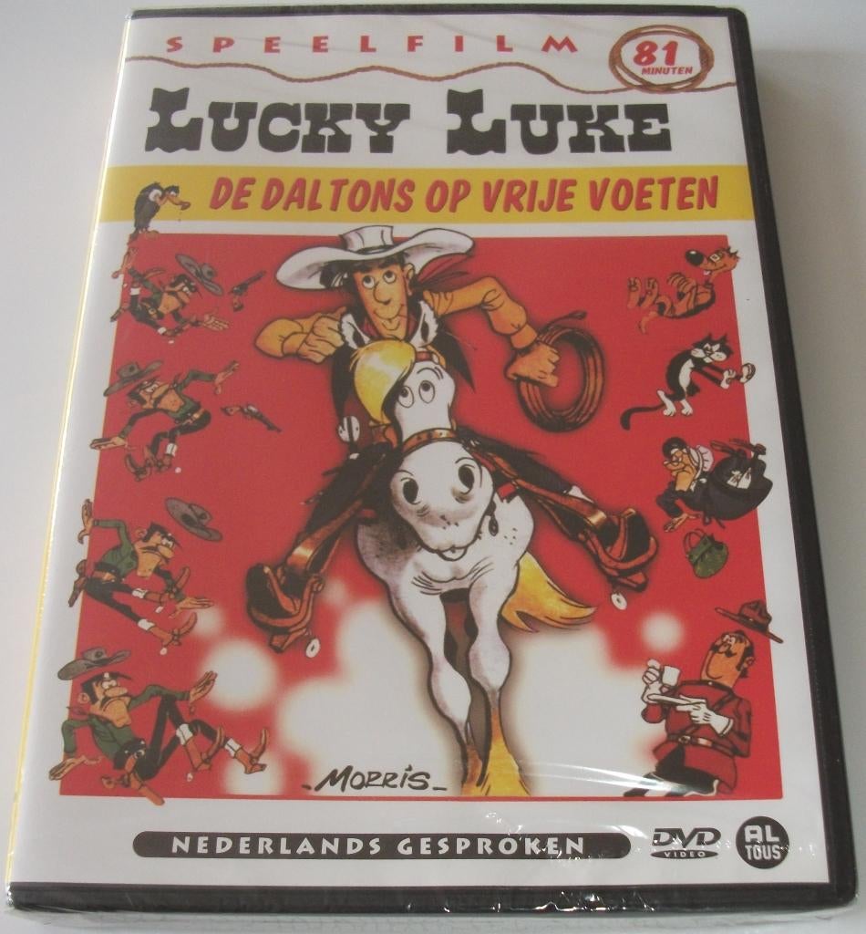 Dvd *** LUCKY LUKE *** De Daltons op vrije voeten *NIEUW*, Europees, Tekenfilm, Alle leeftijden, Ophalen of Verzenden