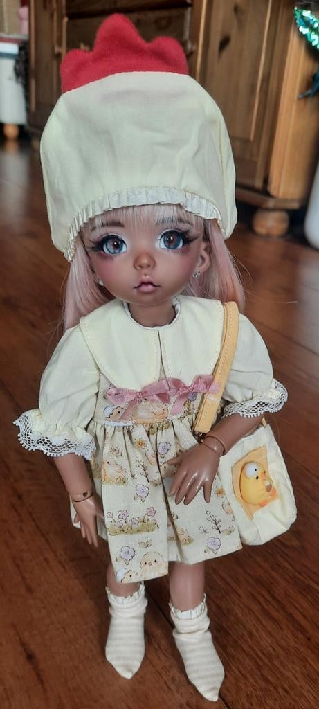 Nieuw 4 dlg zomers kleding setje voor bjd 1/6 poppen, Verzamelen, Poppen, Ophalen of Verzenden, Nieuw, Kleertjes
