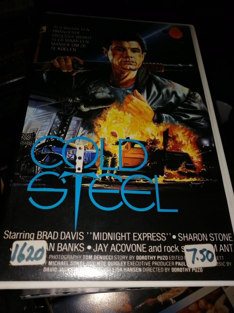 VHS ex-rental - Cold Steel, Vanaf 16 jaar, Ophalen of Verzenden, Gebruikt, Horror