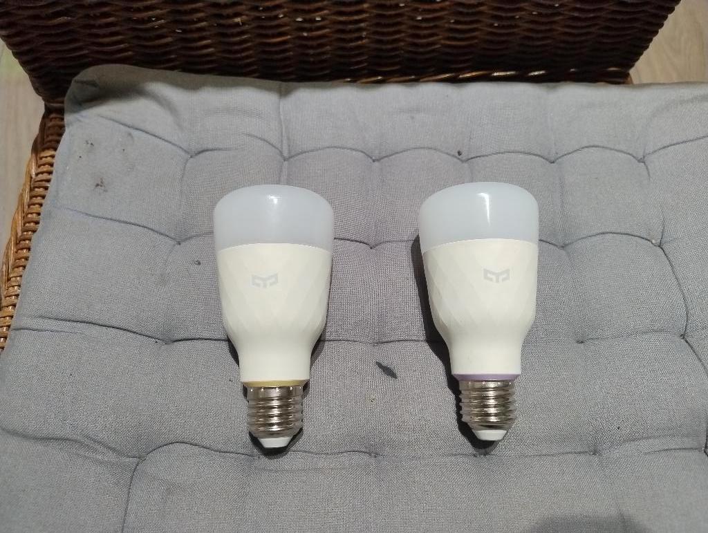 Yeelight Xaomi LED smartbulbs, Led-lamp, Minder dan 30 watt, Zo goed als nieuw, E27 (groot)