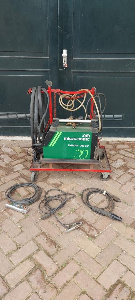 Migatronic hp 200 tig lasapparaat. Elektrode, Doe-het-zelf en Verbouw, Gereedschap | Lasapparaten, Ophalen, Zo goed als nieuw