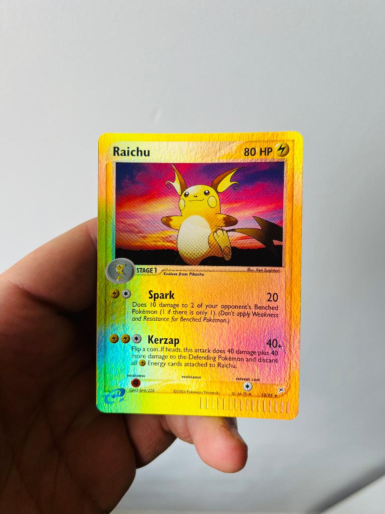 Raichu 13/95 Reverse Holo EX Team Magma Pokemon, Verzenden, Zo goed als nieuw, Losse kaart, Foil