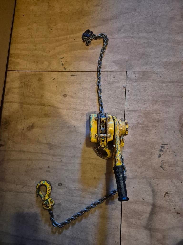 Kettingtakel 750kg - Handmatig, Ophalen, Gebruikt, Handmatig