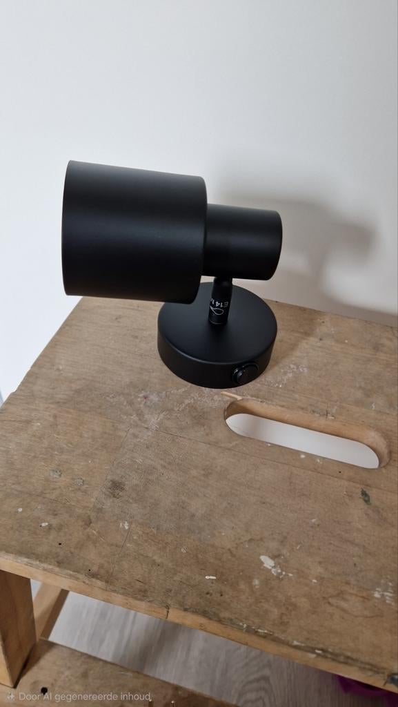 Olucia Elena opbouwspot - Zwart - Per stuk of 10 stuks, Metaal of Aluminium, Nieuw, Ophalen of Verzenden, Modern