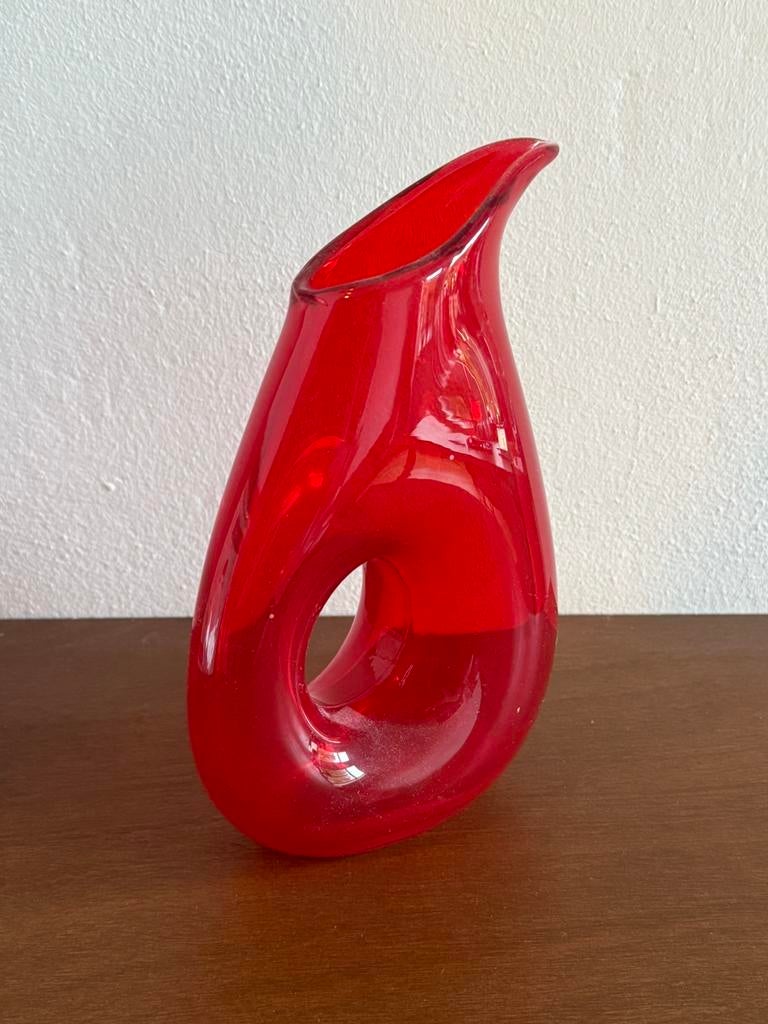 Polspotten karaf 0,85liter, Overige kleuren, Ophalen of Verzenden, Minder dan 50 cm, Glas