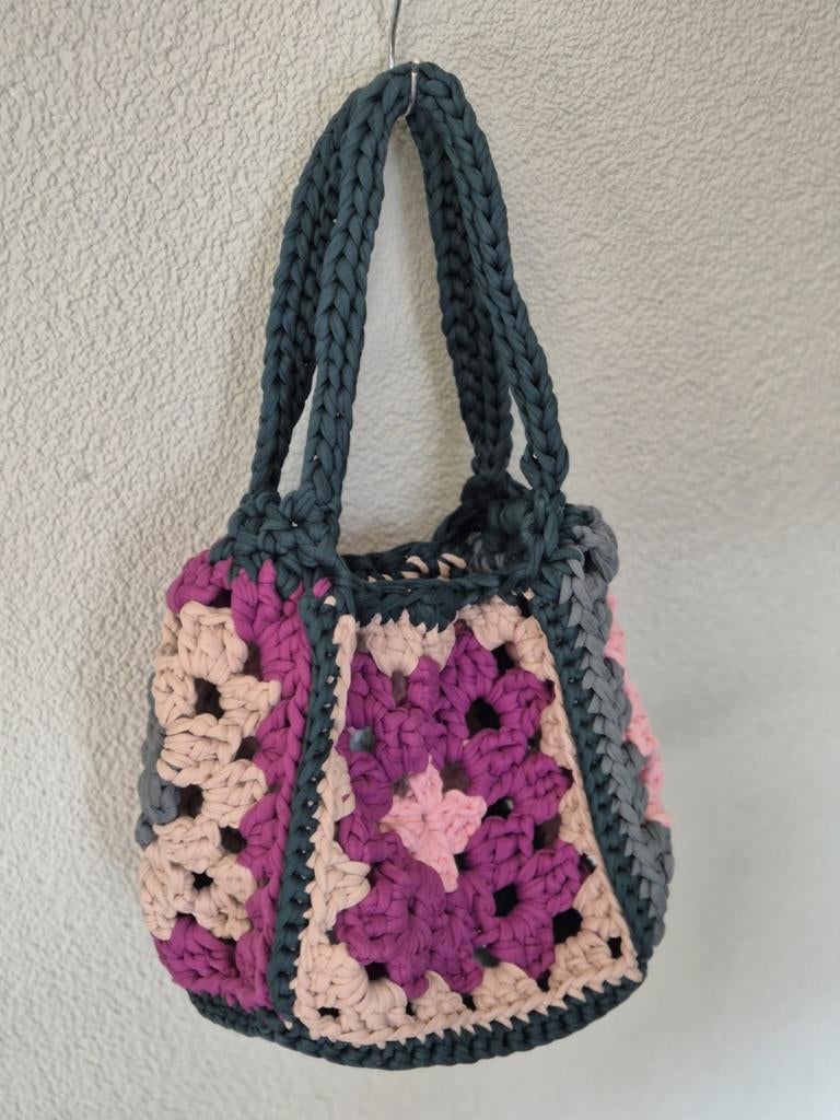 Handmade Crochet Bag, Ophalen of Verzenden, Nieuw, Groen, Schoudertasje